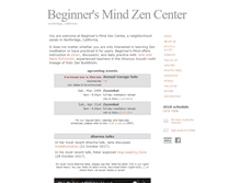 Tablet Screenshot of beginnersmindzencenter.org